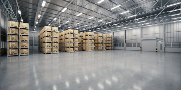 UV stable protective top coat applied to epoxy flooring
